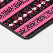 Boho Brocade Stripe Schreibtischunterlage (Ecke)