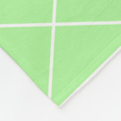 Boho Brown, Burgund, Green und Mauve Whimsical Fleecedecke (Ecke)