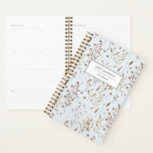 Boho Brown Fall Botanische Blume Leaf 2026 Planer (Anzeige)