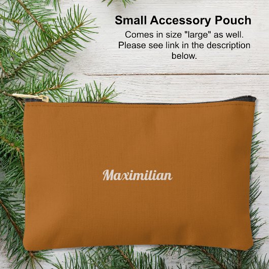 Boho Brown - Kleines, solides Zubehör Zubehörtasche