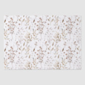 Boho Brown Muster für Hübsch getrocknete Blume und Seidenpapier (Vorderseite)