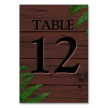 Boho Brown Wood Greenery Typografie