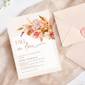 Boho Browns Fall Floral Fall In Liebe Brautparty Einladung