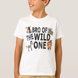 Boho Bruder der Wilden einen Geburtstag T-Shirt