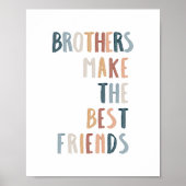 Boho Brüder machen die besten Freunde drucken Poster (Vorne)
