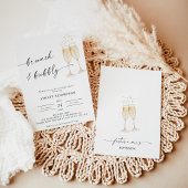 Boho Brunch & Bubbly Bridal Dusche Einladung