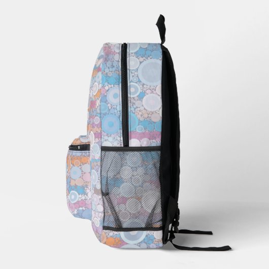 Boho Bubbles Bedruckter Rucksack (Rechts)
