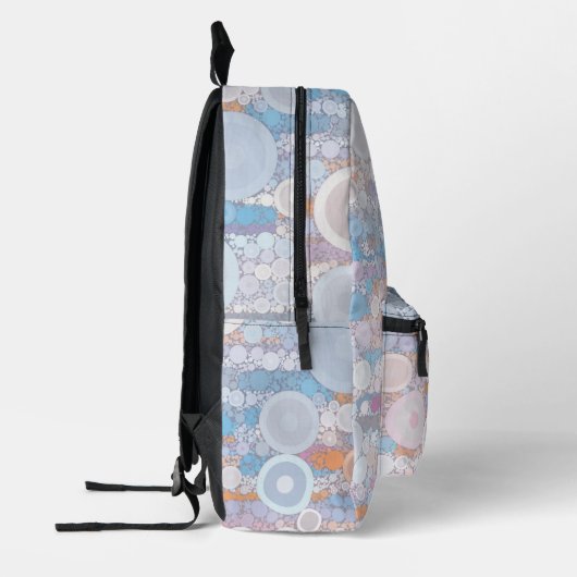 Boho Bubbles Bedruckter Rucksack (Links)