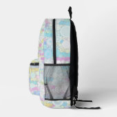 Boho Bubbles Bedruckter Rucksack (Rechts)