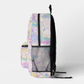 Boho Bubbles Bedruckter Rucksack (Rechts)