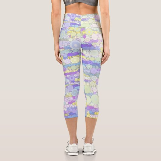 Boho Bubbles Capri Leggings (Rückseite)