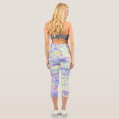 Boho Bubbles Capri Leggings (Rückseite)