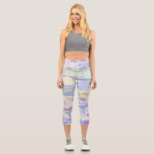 Boho Bubbles Capri Leggings (Vorderseite)