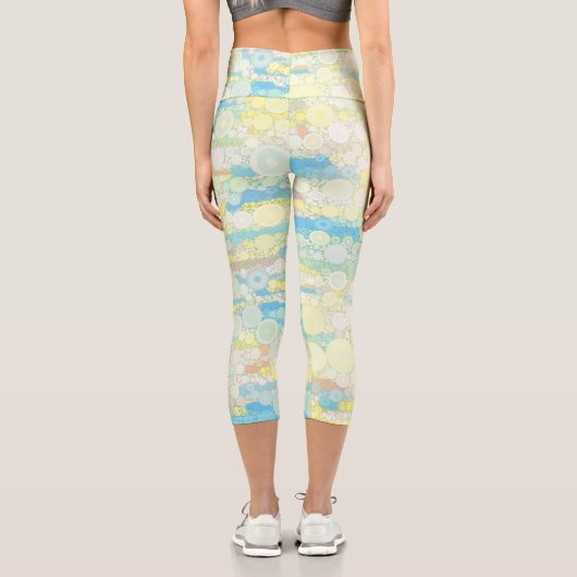 Boho Bubbles Capri Leggings (Rückseite)