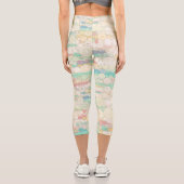Boho Bubbles Capri Leggings (Rückseite)