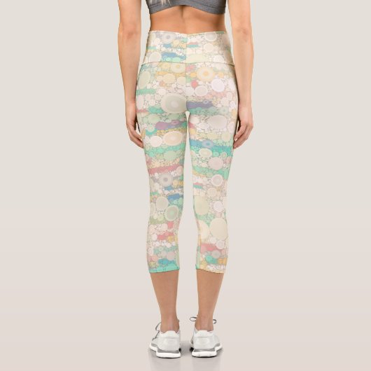 Boho Bubbles Capri Leggings (Rückseite)