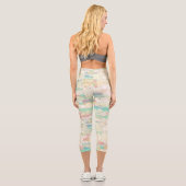 Boho Bubbles Capri Leggings (Rückseite)