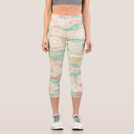 Boho Bubbles Capri Leggings