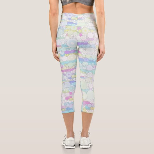 Boho Bubbles Capri Leggings (Rückseite)
