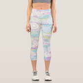 Boho Bubbles Capri Leggings (Vorderseite)