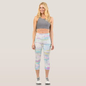 Boho Bubbles Capri Leggings (Vorderseite)