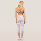 Boho Bubbles Capri Leggings (Rückseite)