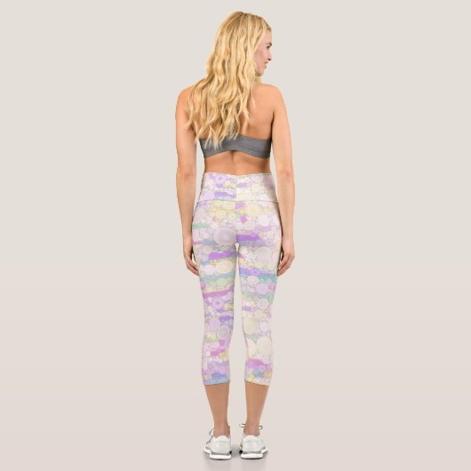 Boho Bubbles Capri Leggings (Rückseite)