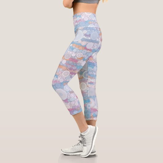 Boho Bubbles Capri Leggings (Links)