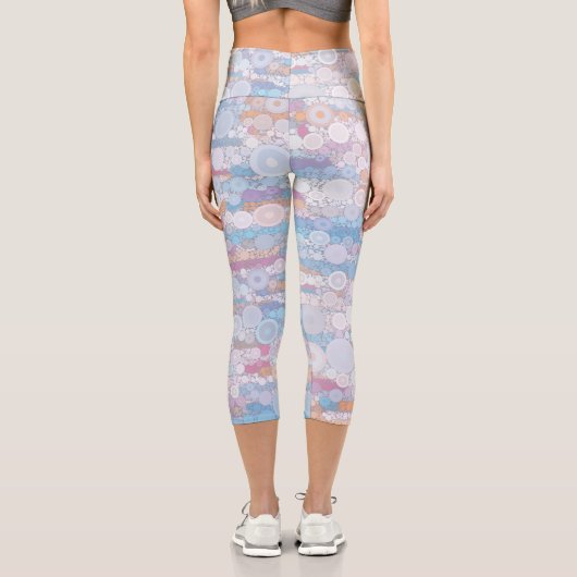 Boho Bubbles Capri Leggings (Rückseite)