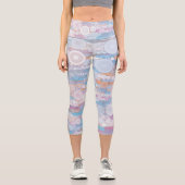 Boho Bubbles Capri Leggings (Vorderseite)