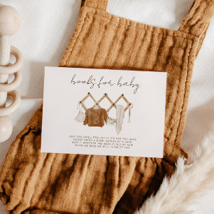 Boho-Bücher für Babys geschlechtsneutrale Shower Einladung