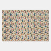 Boho Bunnies Geschenkpapier Set (Vorderseite)