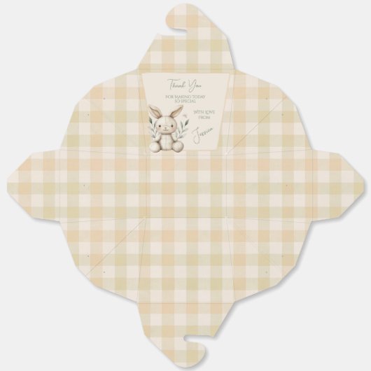 Boho Bunny Neutral Baby Duwer Gevor Geschenkschachtel (Ungefaltet)