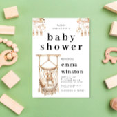 Boho Bunny Rabbit Kinderzimmer Babydusche Einladung