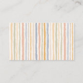 Boho Bunny Watercolor Diaper Raffle Begleitkarte (Rückseite)