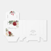 Boho Burgund Blumenstrauß Brautparty Geschenkschachtel (Ungefaltet)