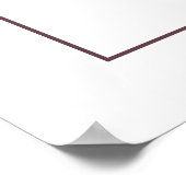 Boho Burgund und Navy Weinprobe Willkommen Poster (Ecke)