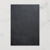 Boho burgundy Blumenkarte Begleitkarte (Rückseite)