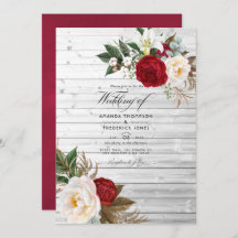 Boho Burgundy - Bohemische Hochzeit in Marsala Flo