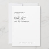 Boho Burgundy & Pink Brautparty Einladung (Rückseite)