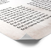 Boho Burgundy Pink Rose Blumenhochzeit Poster (Ecke)