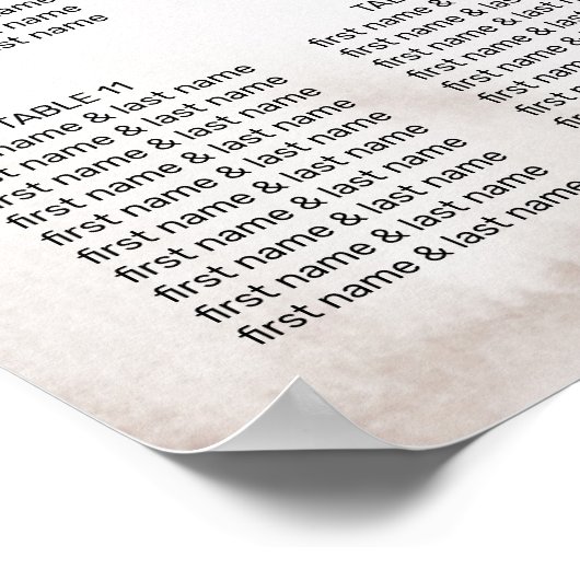 Boho Burgundy Pink Rose Blumenhochzeit Poster (Ecke)