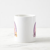 Boho Burnt Color Rainbow Mama Kaffeetasse (Mittel)
