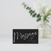 Boho-Bürsten-Massage-Geschäft Visitenkarte Körpert (Stehend Vorderseite)