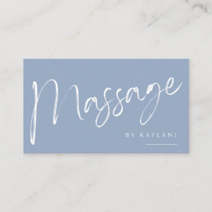 Boho-Bürsten-Massage-Geschäftskarte Körpertherapie Visitenkarte
