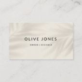 Boho Business Card Visitenkarte (Rückseite)