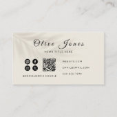 Boho Business Card Visitenkarte (Vorderseite)
