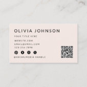 Boho Business Card Visitenkarte (Vorderseite)