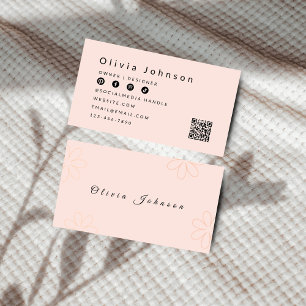 Boho Business Card Visitenkarte
