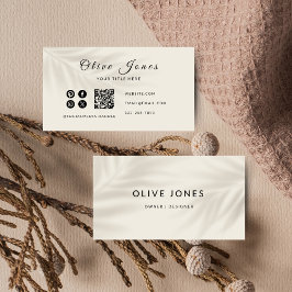 Boho Business Card Visitenkarte